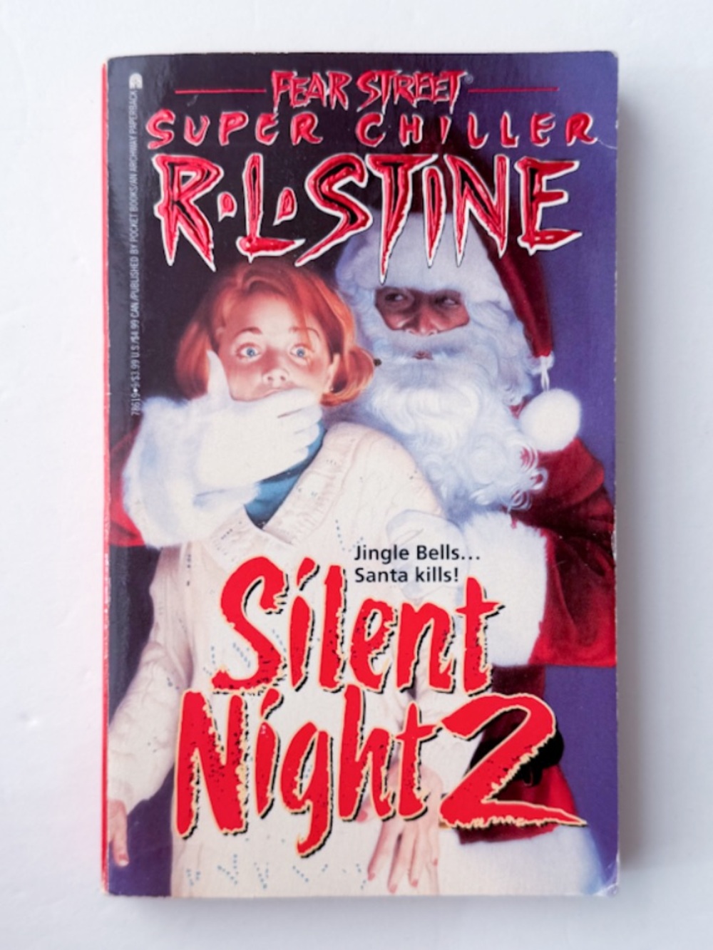 Vintage 1993 Fear Street Super Chiller Silent Night 2 RL Stine Paperback Book